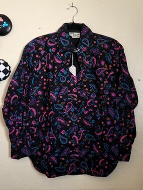 Vintage Mine & Bills Outfitters Womens Western Shirt